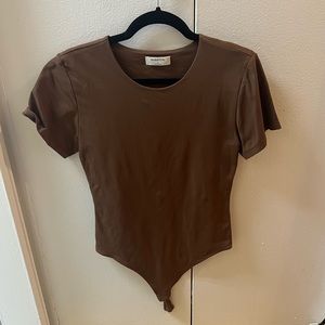 Brown Aritzia Bodysuit